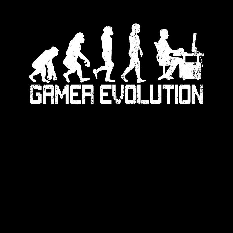 Gamer Evolution Funny Funny