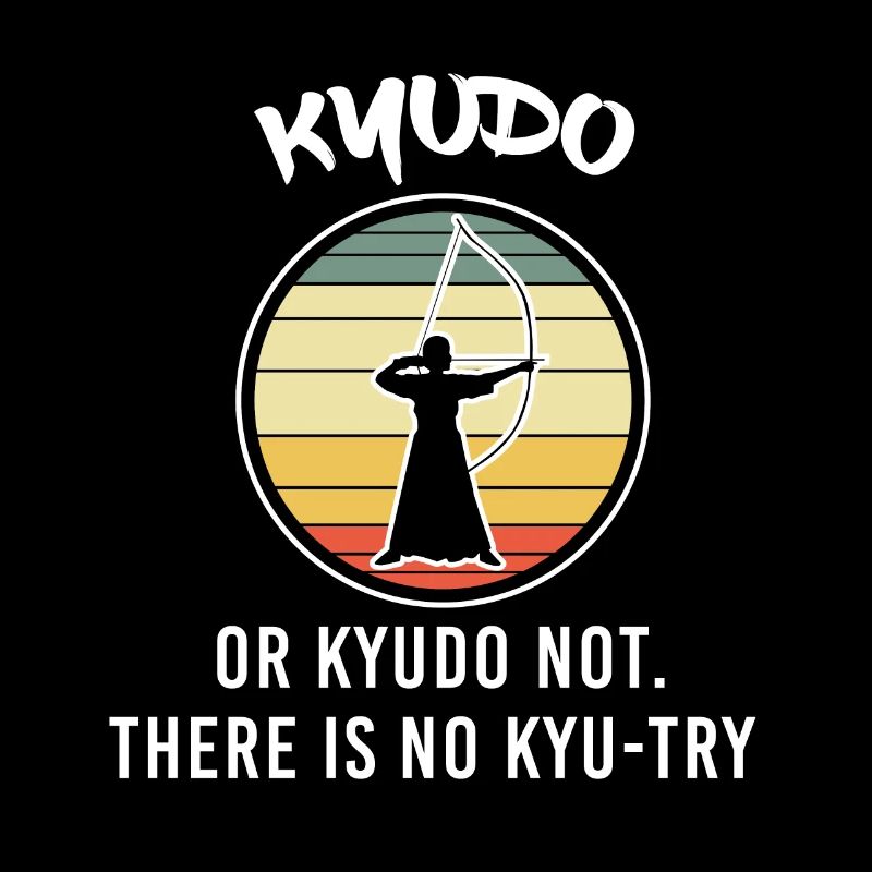 Kyudo oder Kyudo nicht es gibt keinen Kyu-Versuch