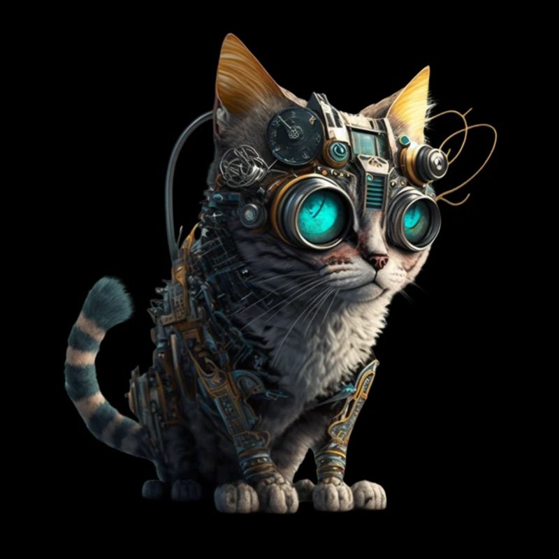 Futuristic cat
