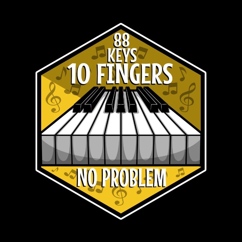 88 keys 10 fingers no problem