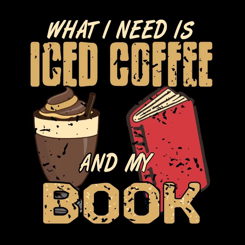What i need is iced coffee and my Book