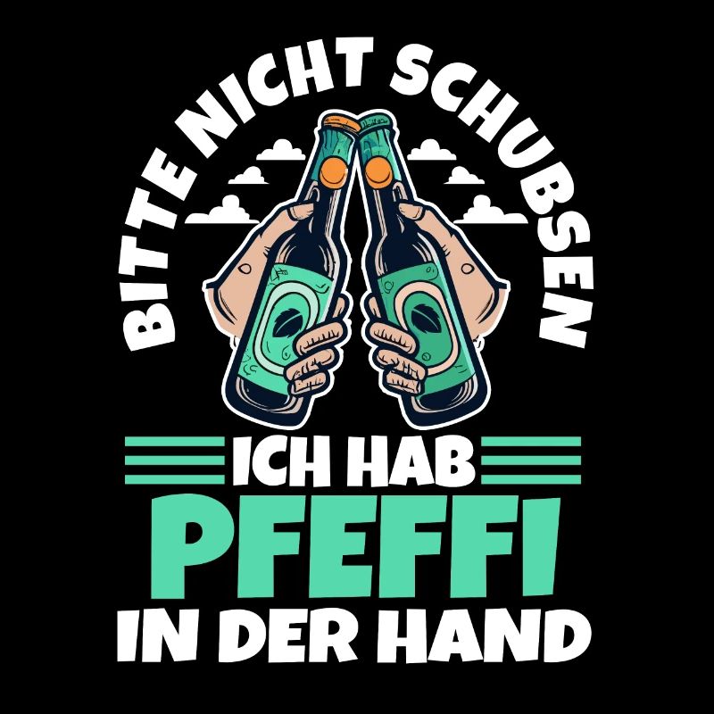 Bitte nicht schubsen ich hab Pfeffi in der Hand