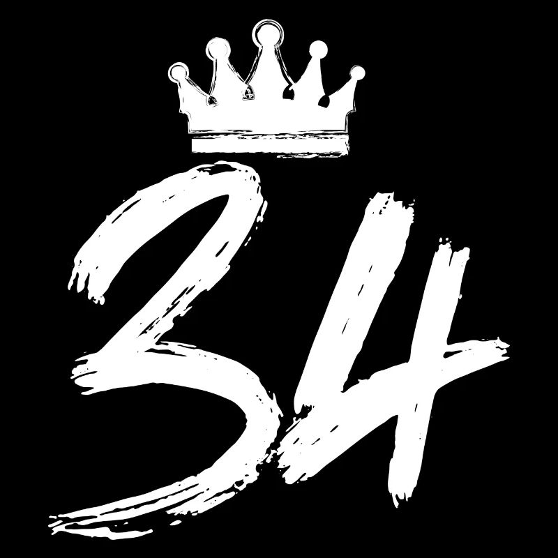34 Zahl Krone