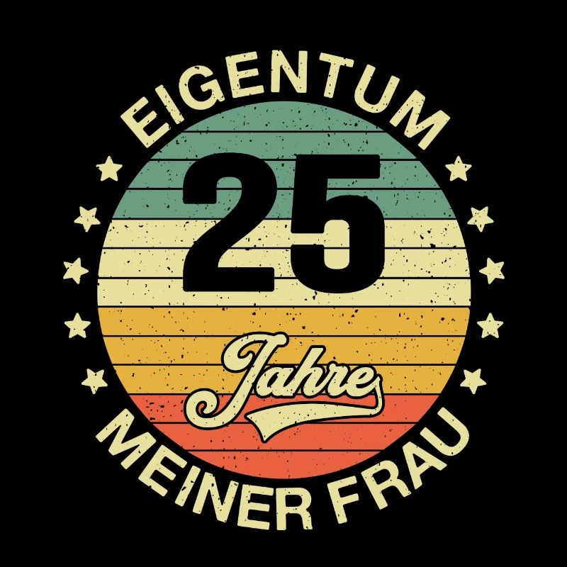 25 Hochzeitstag Silberhochzeit Ehemann Geschenk