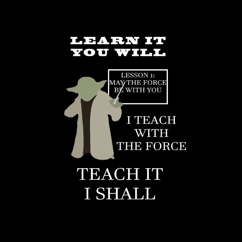 Teacher tech with master Yoda
