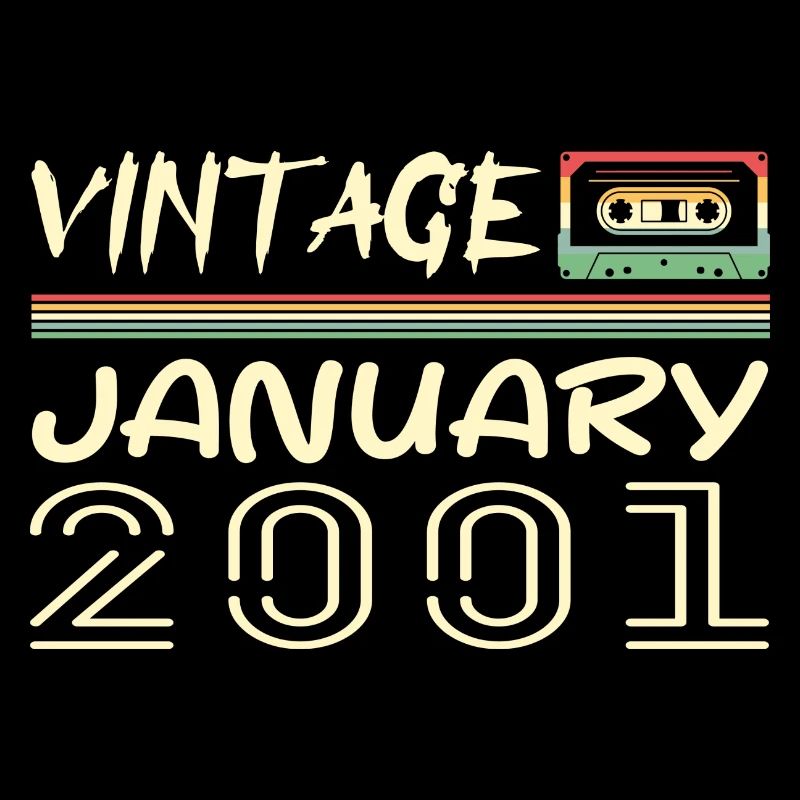 Vintage Janvier 2001 - Anniversaire Janvier 2001