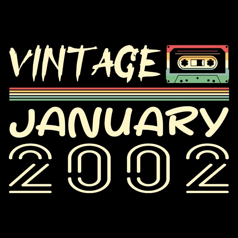Vintage Janvier 2002 - Anniversaire Janvier 2002
