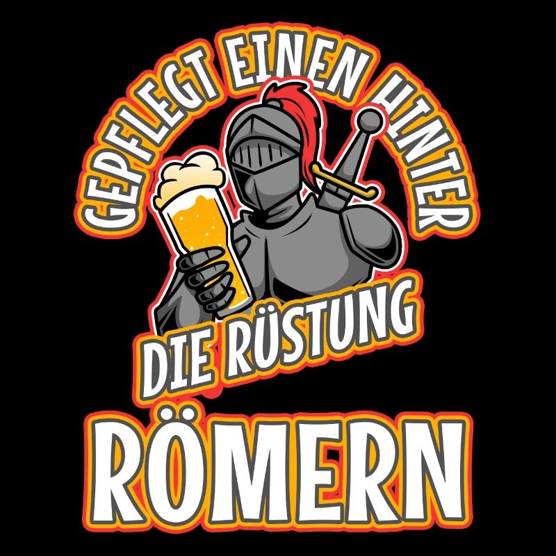 Gepflegt einen hinter die Rüstung Römern