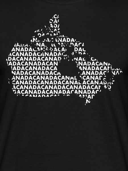 Canada map letters