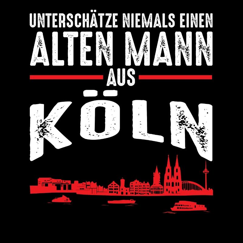 Köln Kölner lustiges alter Mann Geschenk