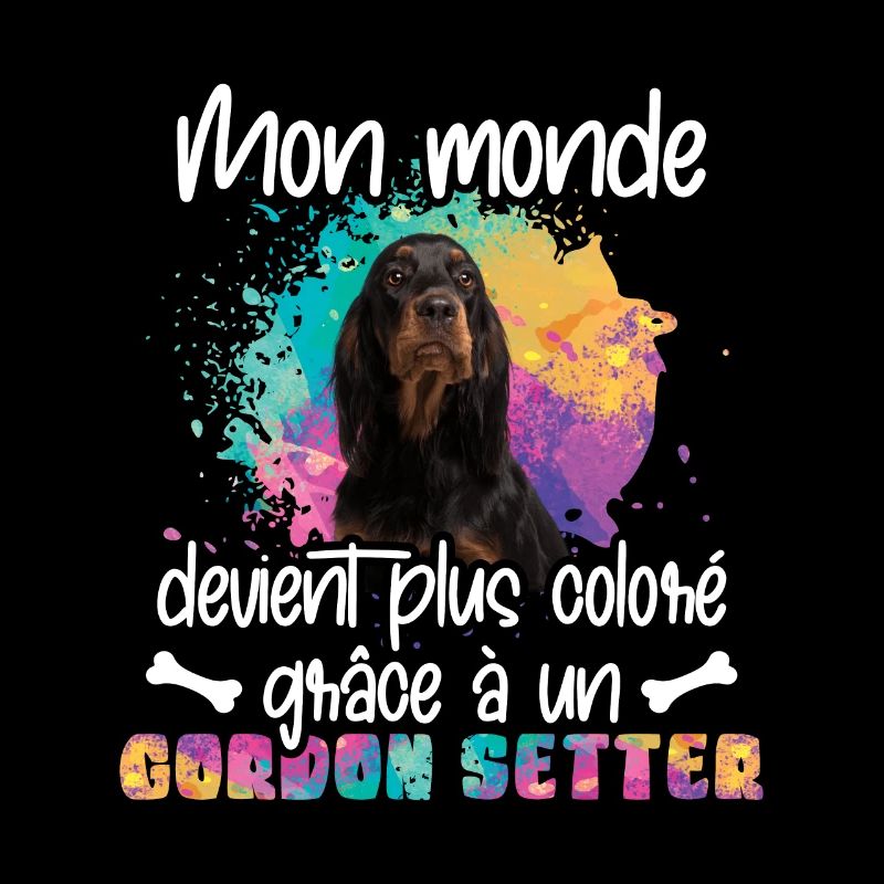 Monde coloré gordon setter Setter Gordon