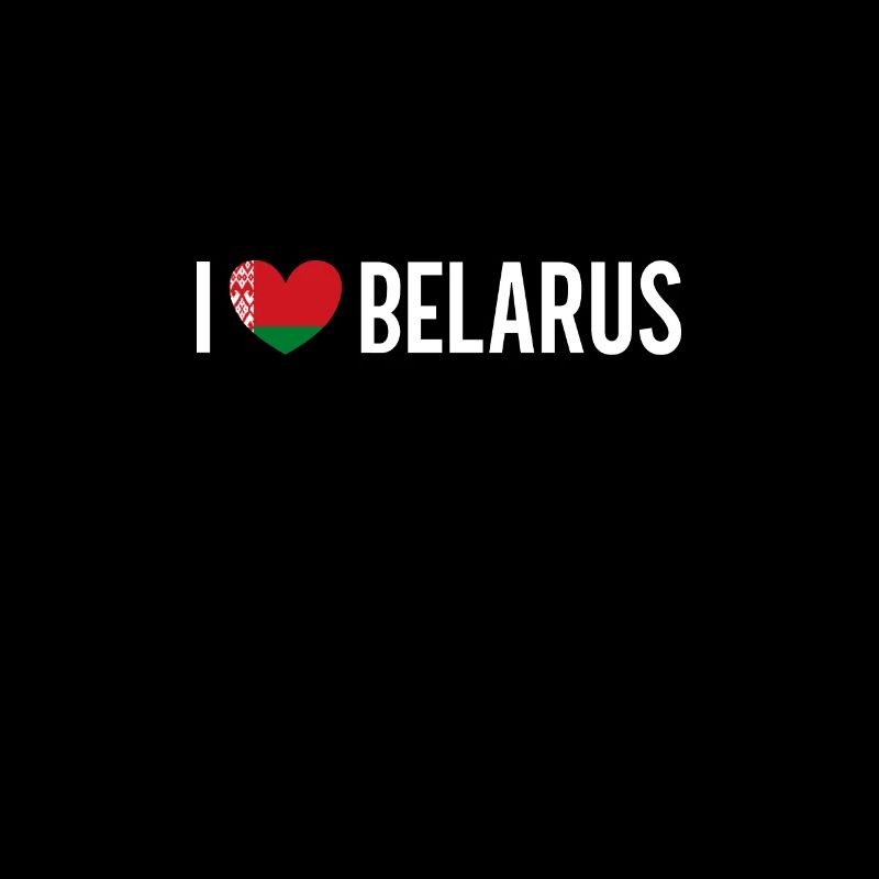 I love Belarus Flag