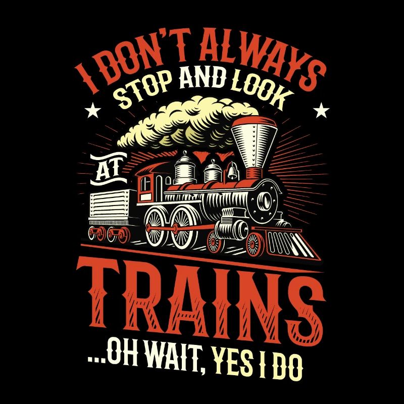 Arrêtez-vous et regardez les trains.