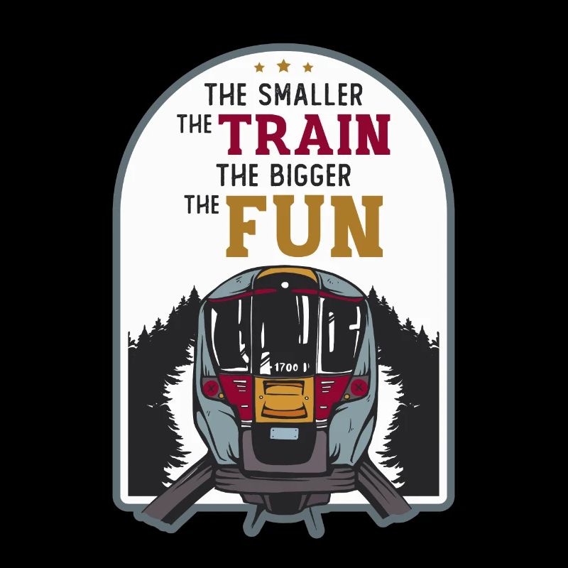 Smaller the train, the larger the model railway