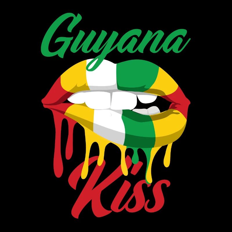 Guyana Guyana Baiser Drôle Cadeau Guyanais