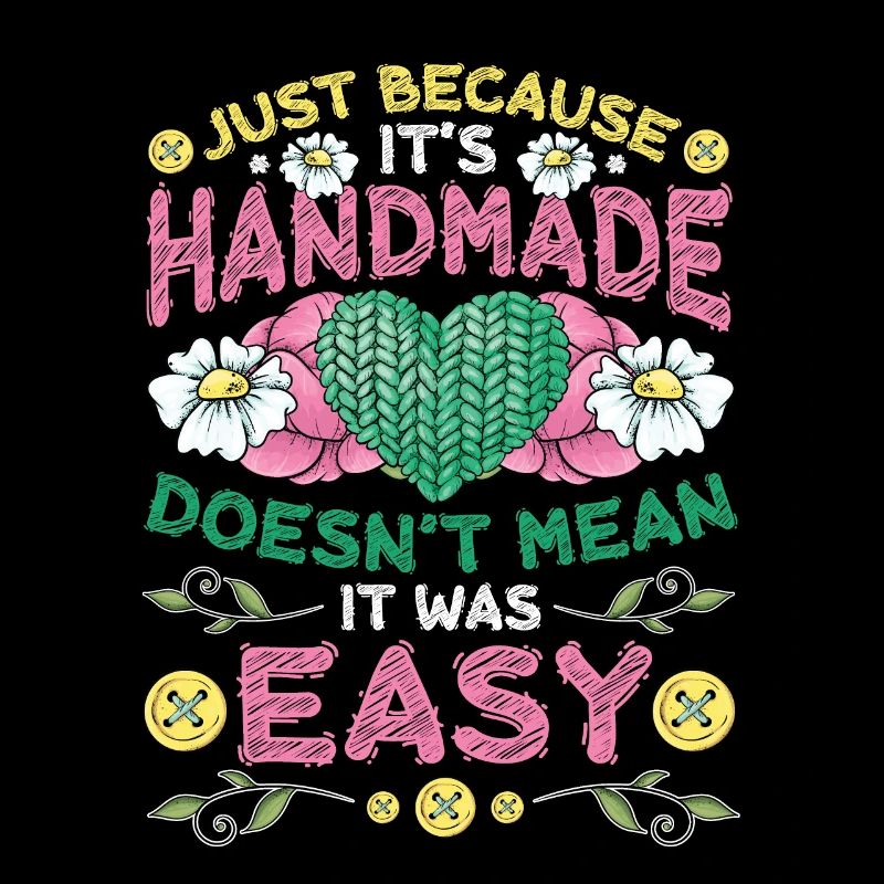 Fait à la main, pour coudre au crochet.
