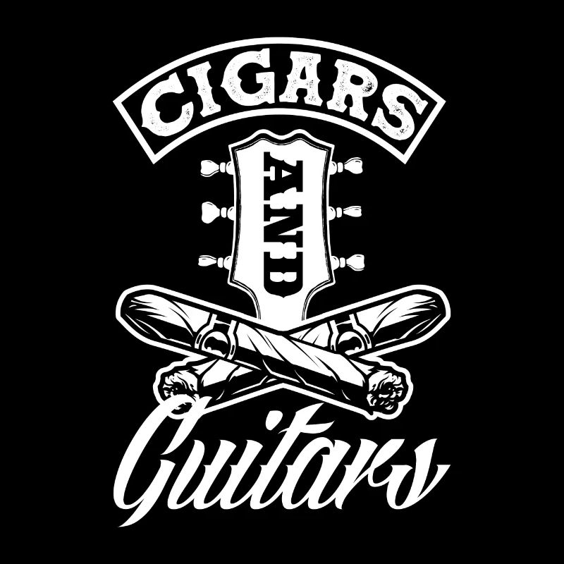 Zigarren und Gitarren Zigarrenraucher Geschenk