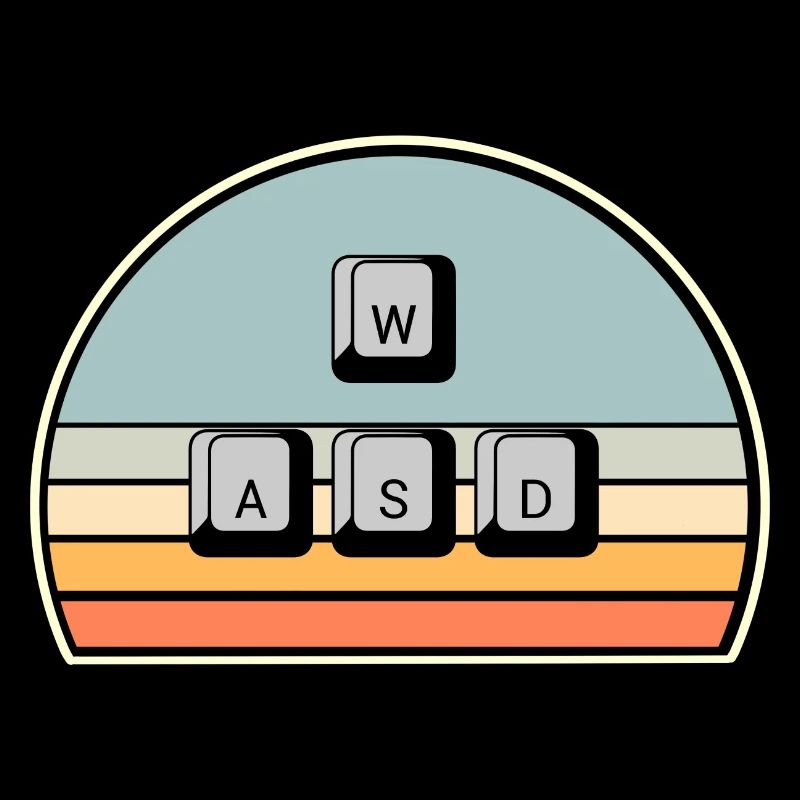 PC Gaming Keyboard Mouse WASD