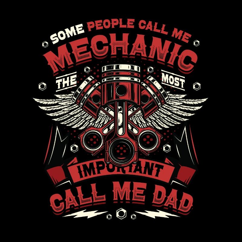 Mechaniker Das Wichtigste Call Me Dad Auto