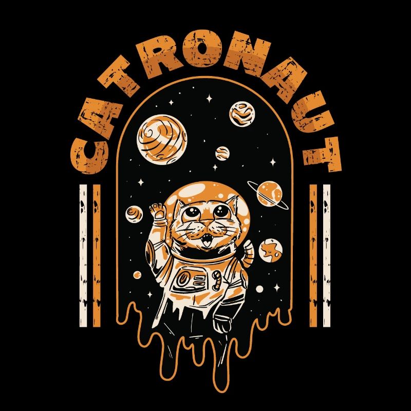Catronaut Cat Astronaute Chat