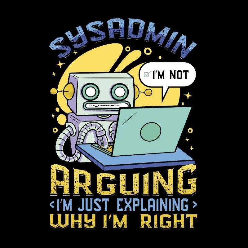 sysadmin, I'll explain why I'm the right one