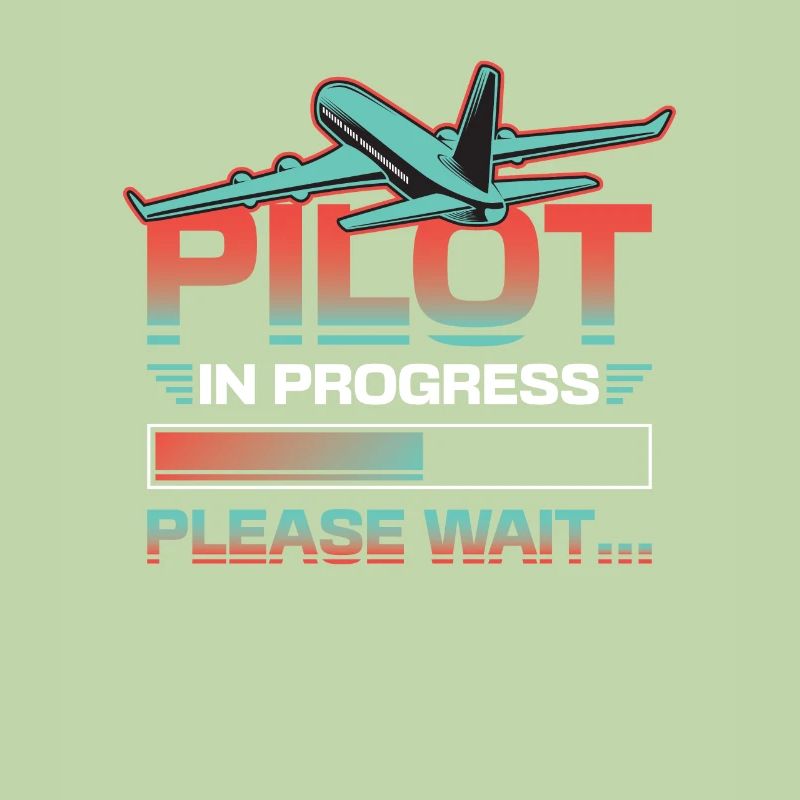 Pilot in progress, please wait, aircraft training