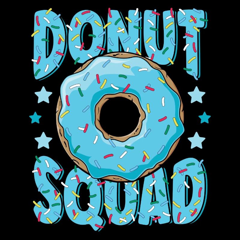 Blue Donut Squad Sprinkles Donut Lover Matching