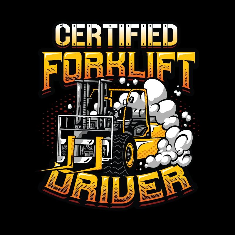 Certified forklift driver