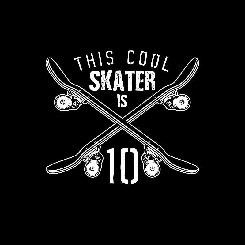 This cool skater is 10