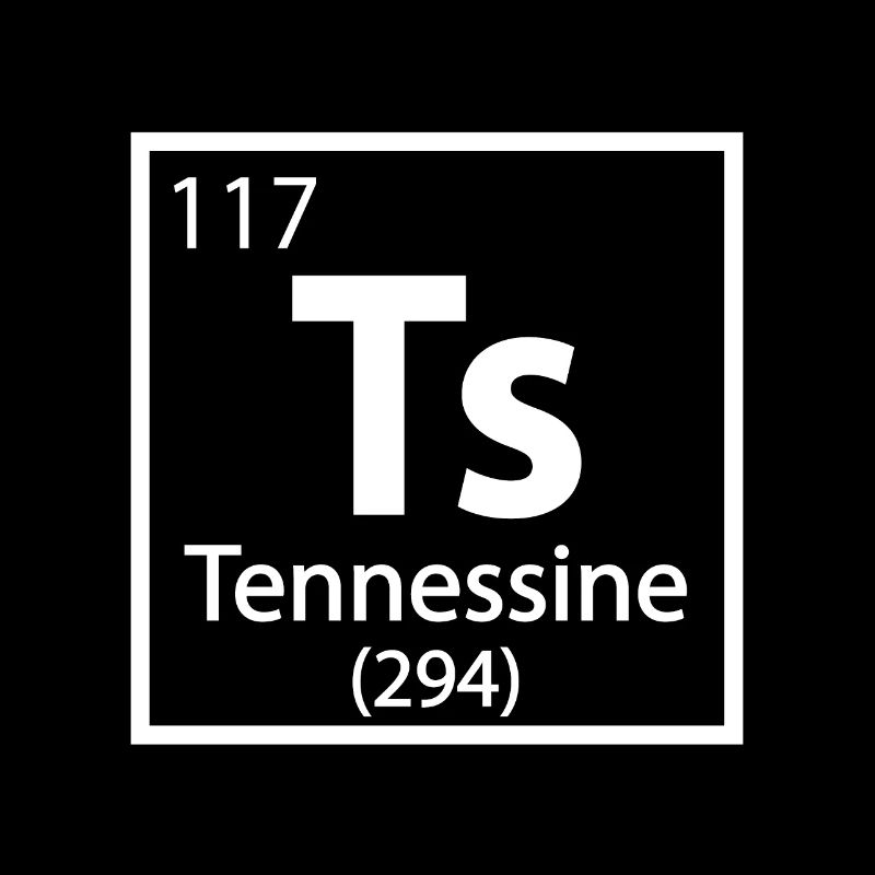 Periodensystem des Tennessine-Elements