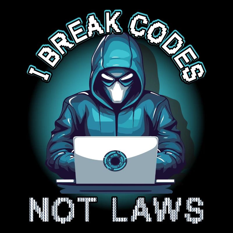 Cybersécurité Art Hacking Amateur Informatique Nerd