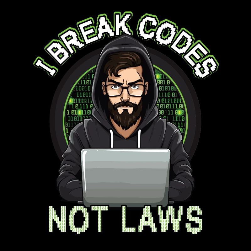 Cybersécurité Art Hacking Amateur Informatique Nerd