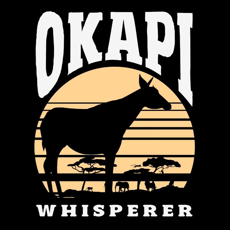 Funny zookeeper okapi lover