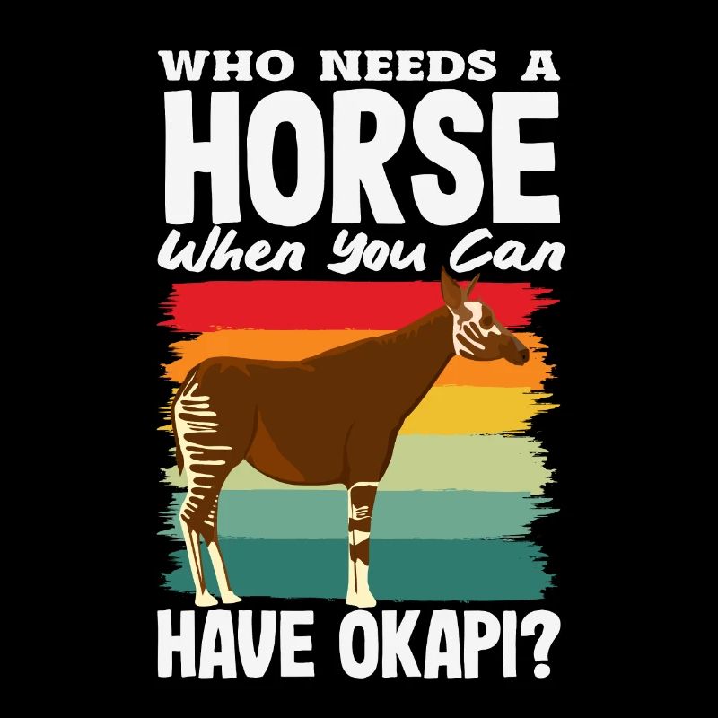 Funny zookeeper okapi lover