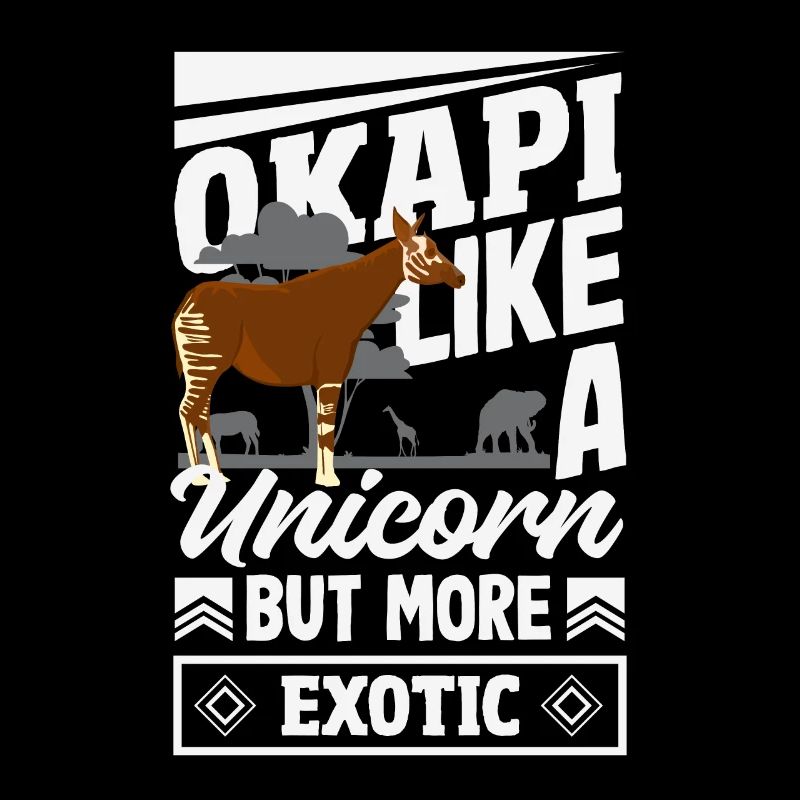 Funny zookeeper okapi lover