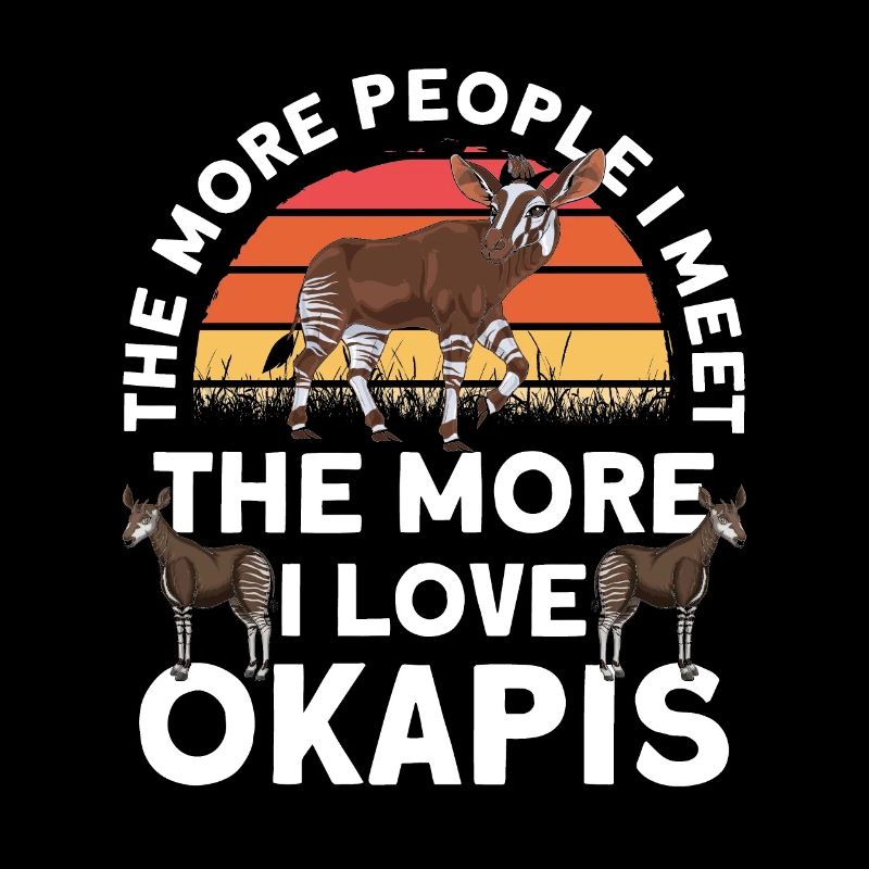 Funny zookeeper okapi lover