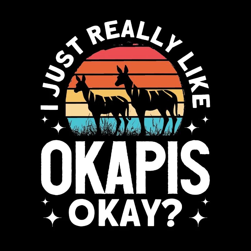 Funny zookeeper okapi lover