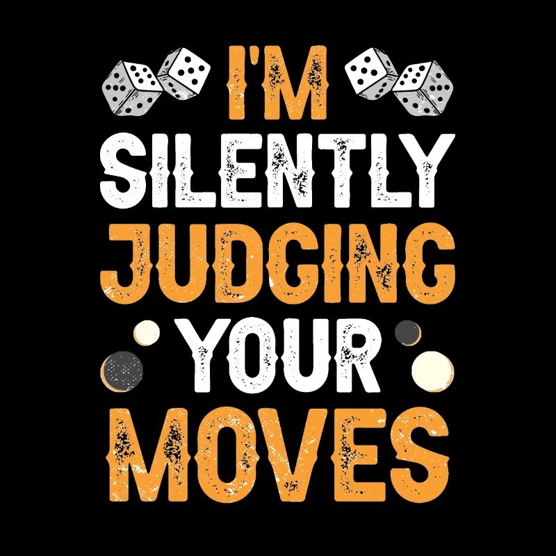 Board Game Funny Backgammon