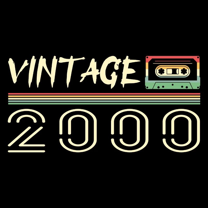 2000 Original 2000 Retro Geburtstagsgeschenk 2000