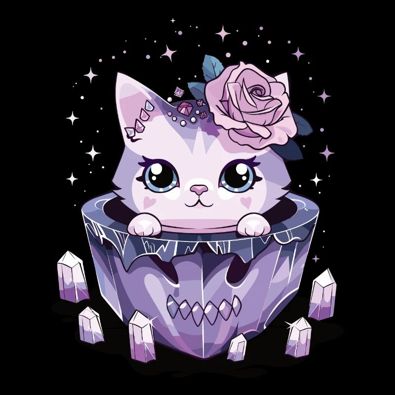 Kawaii Chat Pastel Goth Mignon Anime