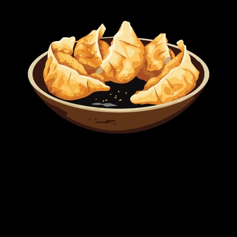 RF Nourriture Chinoise Crabe Rangoon Mème Drôle