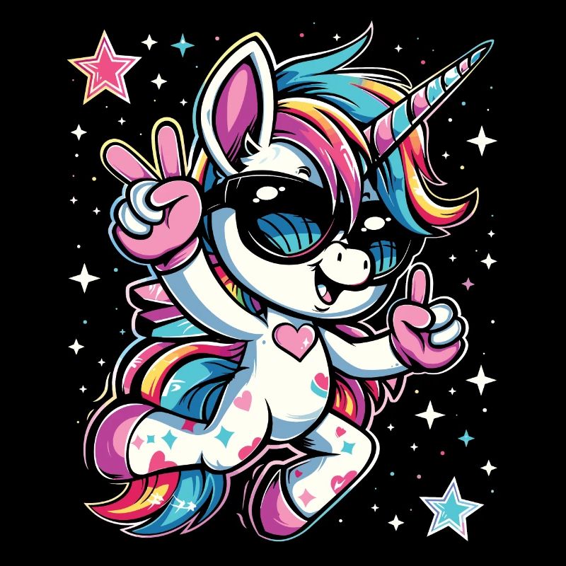 Süßes Einhorn, Bunte Einhörner
