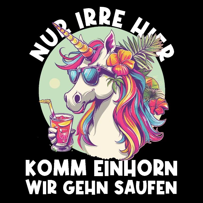 Refreshing Cocktail Unicorn Saying