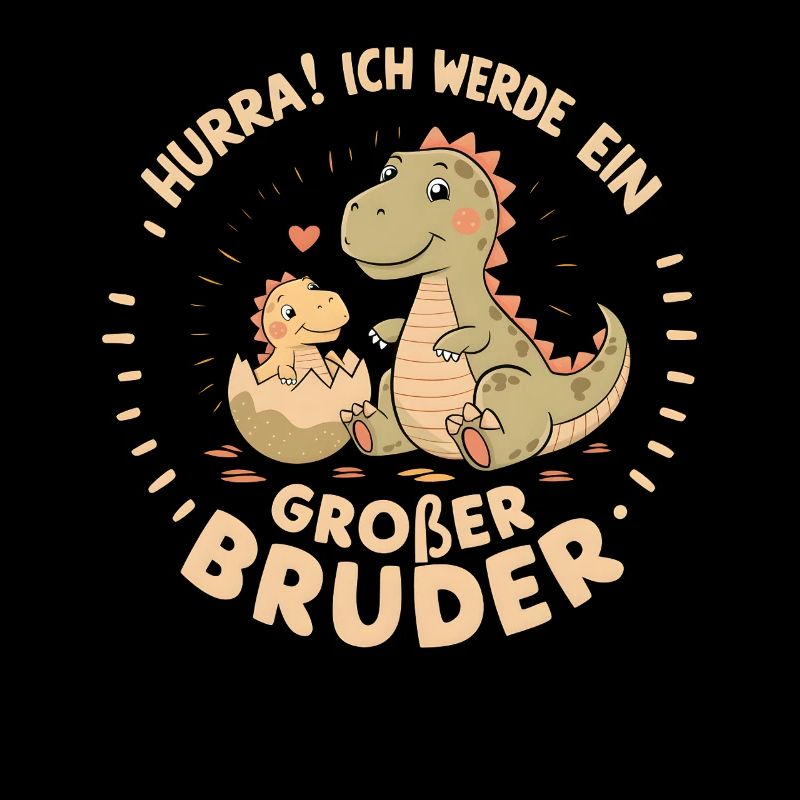Ich werde ein großer Bruder Dino Dinosaurier