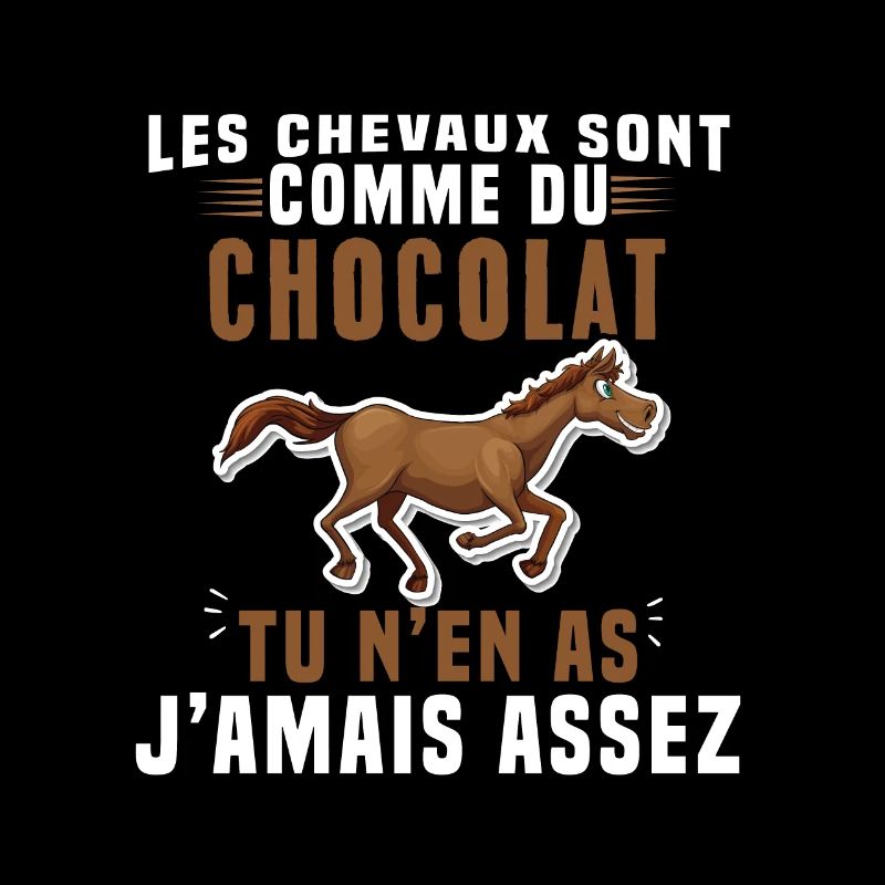 Les chevaux sont comme du chocolat