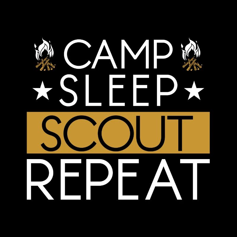 Idée cadeau Camping Sleeping Scouts