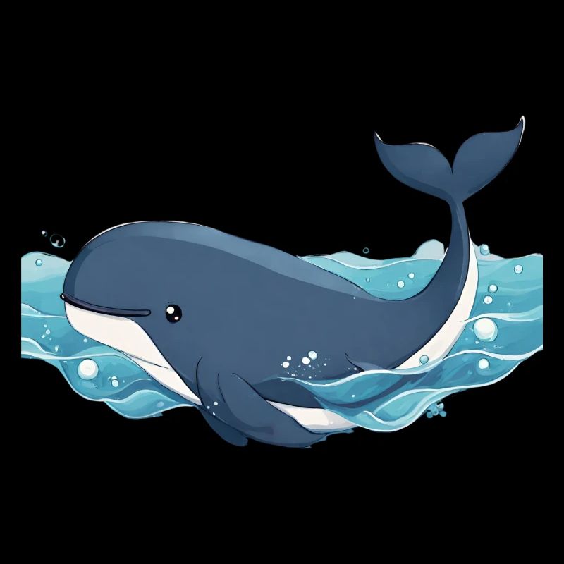 Baleine nageant