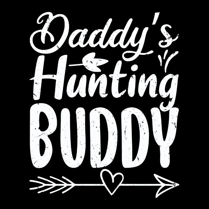 Daddy's Hunting Buddy Vitnage Distressed GIft