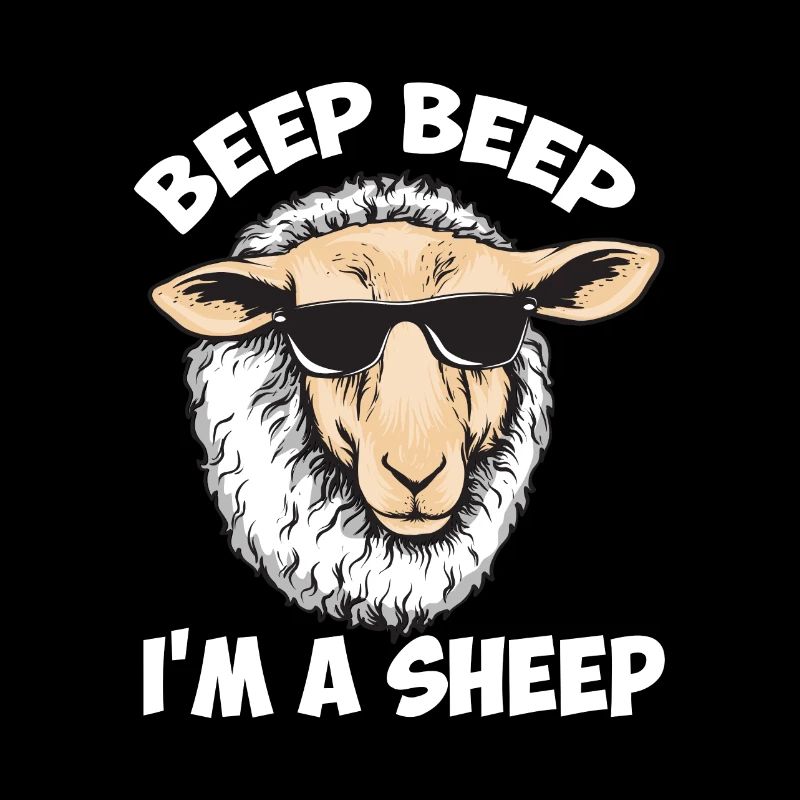 Beep Beep I'm A Sheep - sheep herd sunglasses