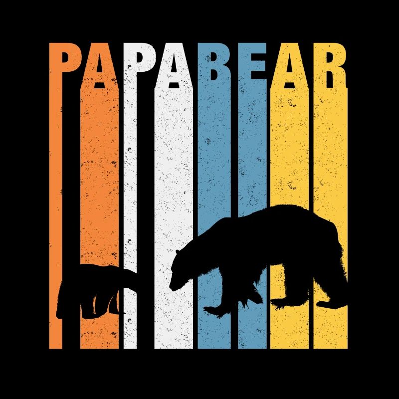 Papabear father daddy daddy daughter son gift